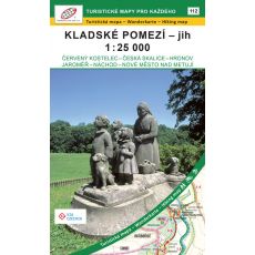 Kladské pomezí jih 1:25 000 (2024, 1. vydání, Geodézie On Line - Turistické mapy pro každého č. 112)