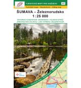 Šumava - Železnorudsko 1:25 000 (2024, 1. vydání, GOL_117), turistická mapa Geodézie On Line