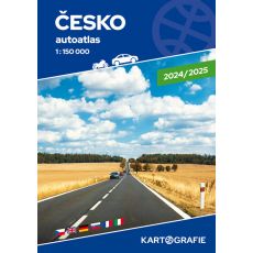 Česko 1:150 000 + 13 krajských měst (autoatlas 2020/2021)